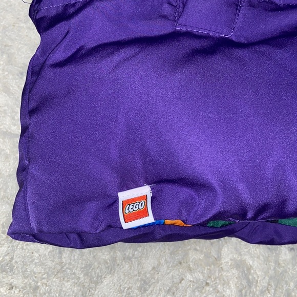 M Men's Color Block Puffer Jacket - LEGO® Collection x Target Black Blue purple - Picture 6 of 9
